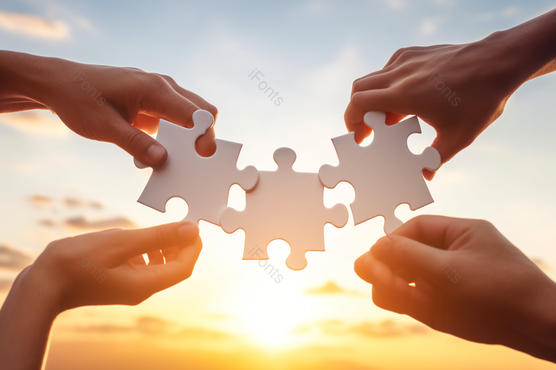 手势拼图金融商务图,高清,摄影图,摄影图片,图片大全,摄影图免费下载
